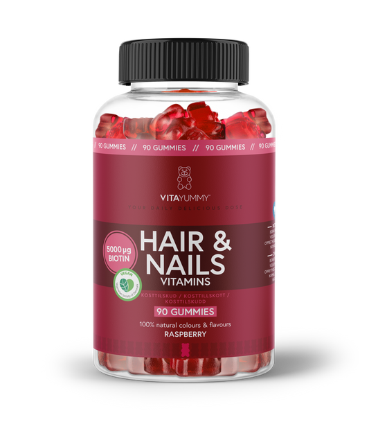 Hair & Nails Raspberry 90 st.